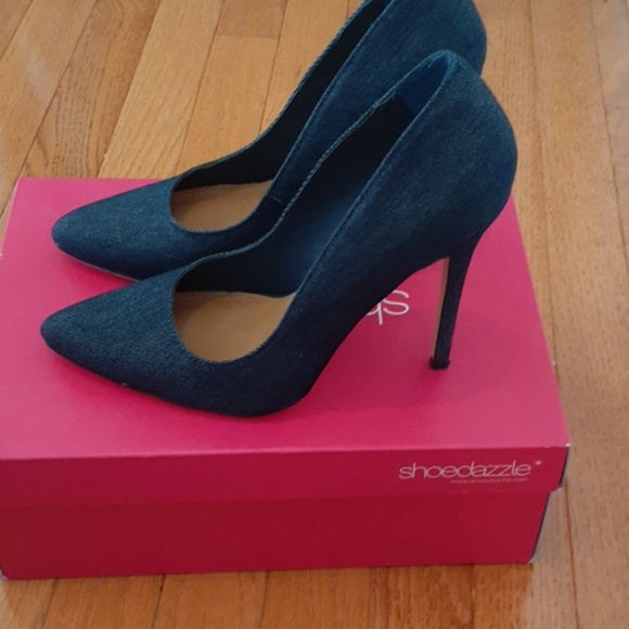 Dark denim pump - Picture 2 of 5